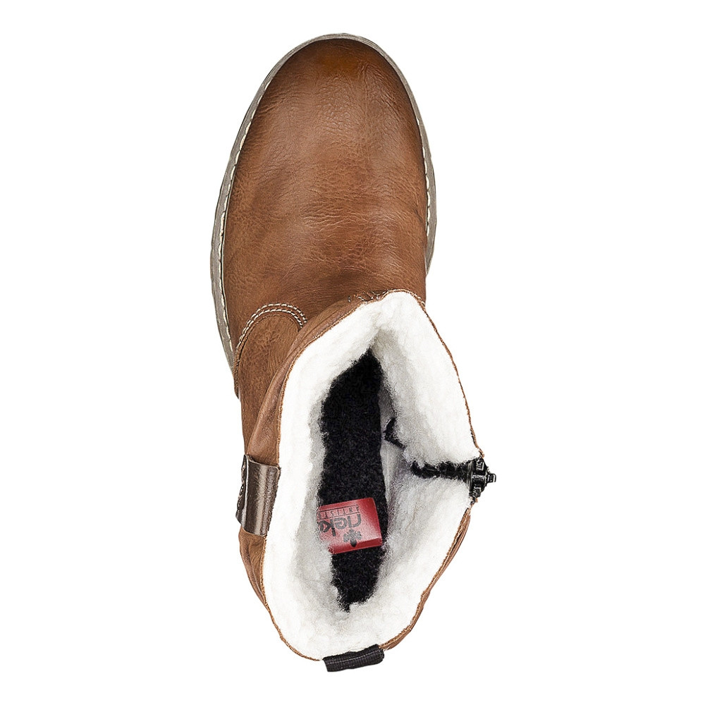 detail Dámská kotníková obuv RIEKER Z4180-22 hnědá W4