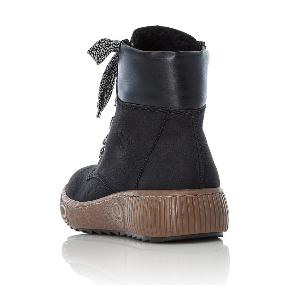 detail Dámská kotníková obuv RIEKER Z6631-00 černá W2