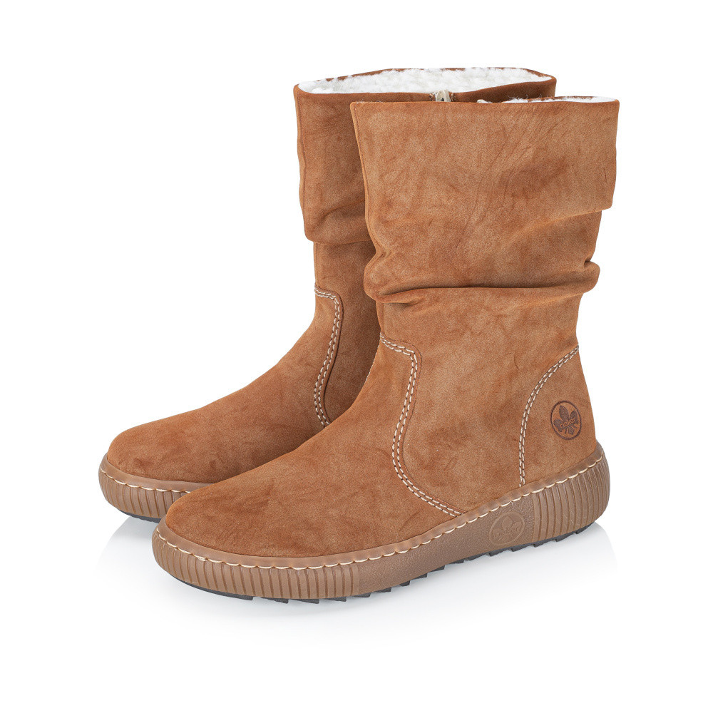 detail Dámská kotníková obuv RIEKER Z6651-24 hnědá W4