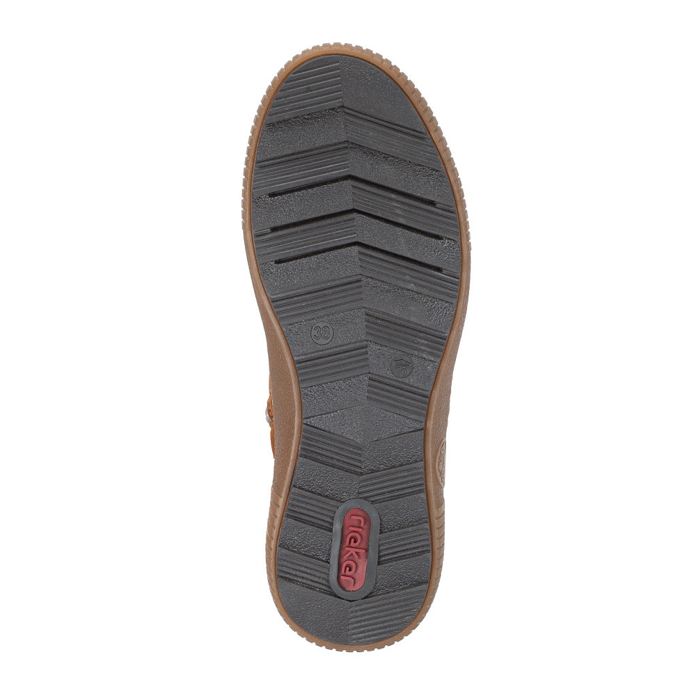 detail Dámská kotníková obuv RIEKER Z6651-24 hnědá W4