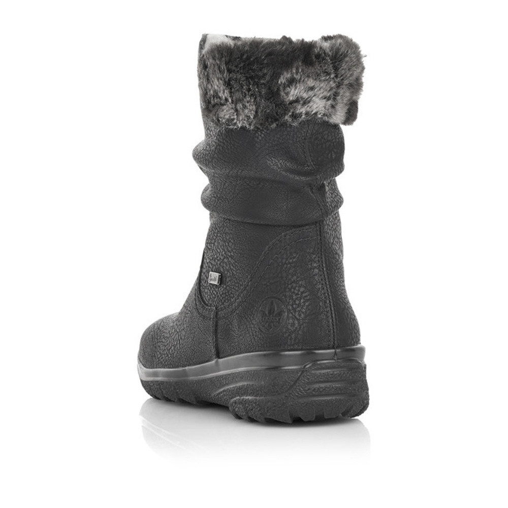 detail Dámská kotníková obuv RIEKER Z7088-00 černá W4