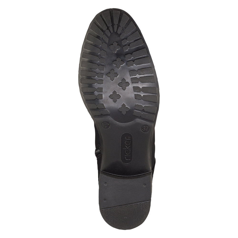 detail Dámské kozačky RIEKER RIE-1037108-W1 černá