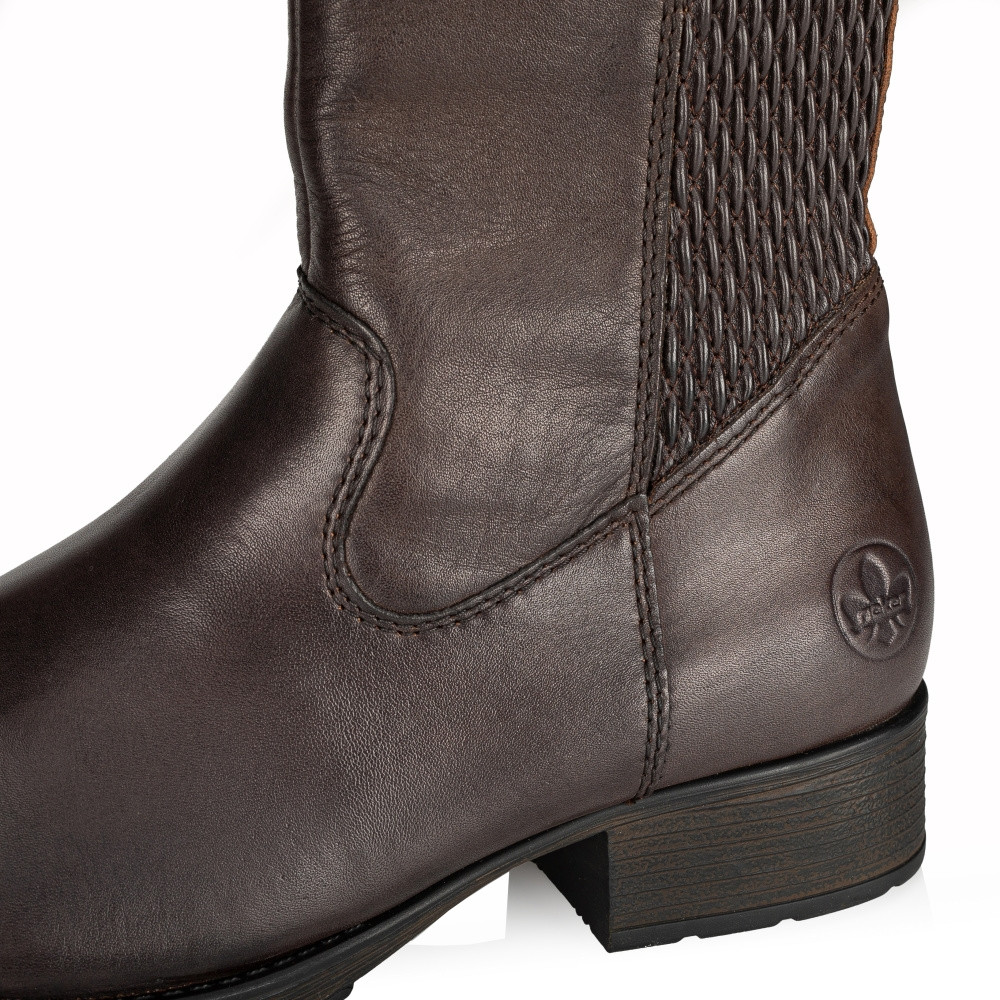 detail Dámske čižmy RIEKER Z9591-26 hnedá W3