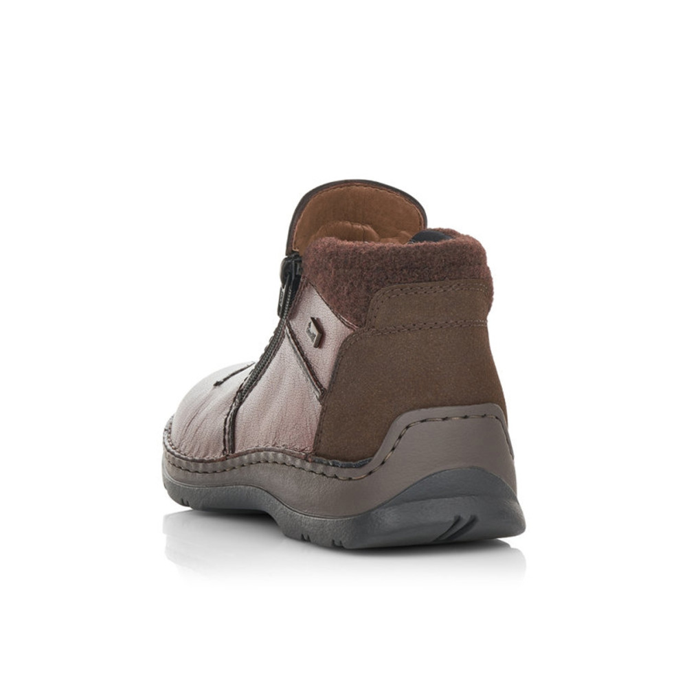 detail Pánská kotníková obuv RIEKER 05389-25 hnědá W2