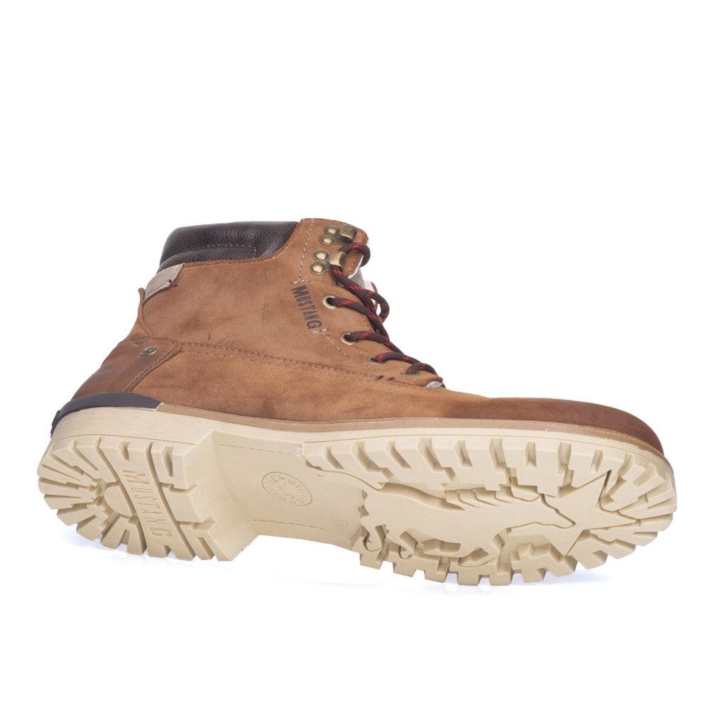 detail Pánská kotníková obuv MUSTANG 4142602-360 hnědá W4
