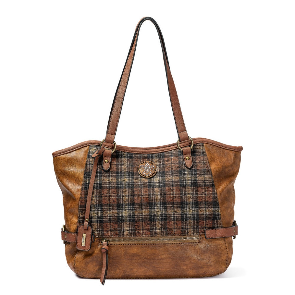 detail Dámská kabelka RIEKER H1066-22 hnědá W0