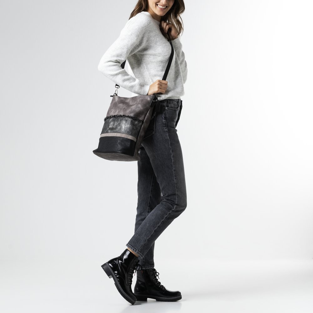 detail Dámská kabelka RIEKER RIE-20100039-W0 šedá