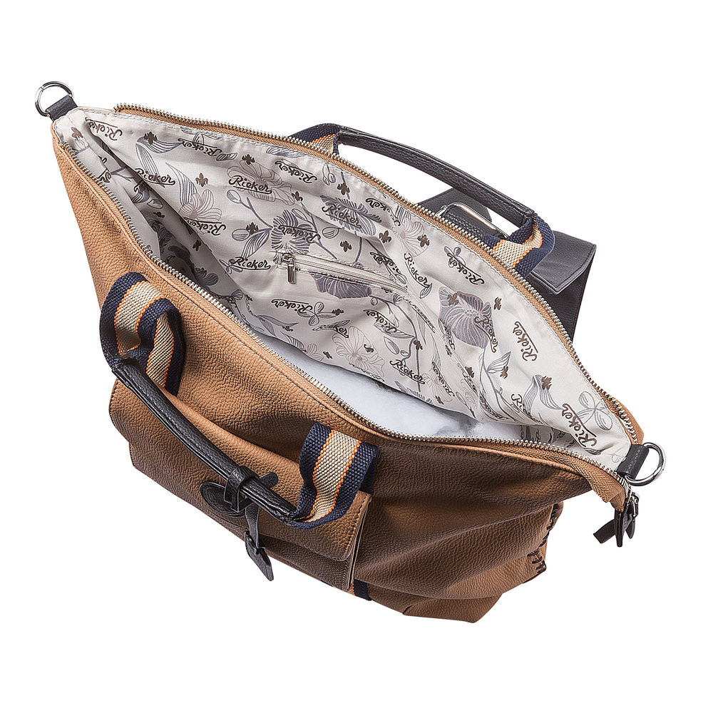 detail Dámská kabelka RIEKER RIE-20100510-S1 hnědá