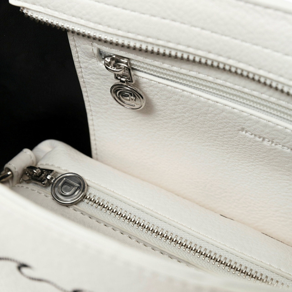 detail Dámská kabelka DESIGUAL 21SAXP79-1000 bílá S1