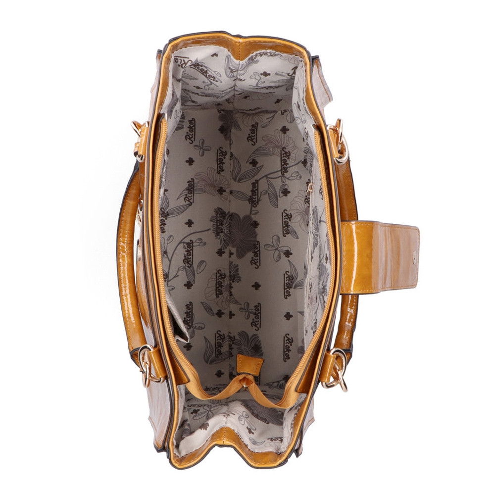 detail Dámská kabelka RIEKER RIE-20100989-W0 žlutá