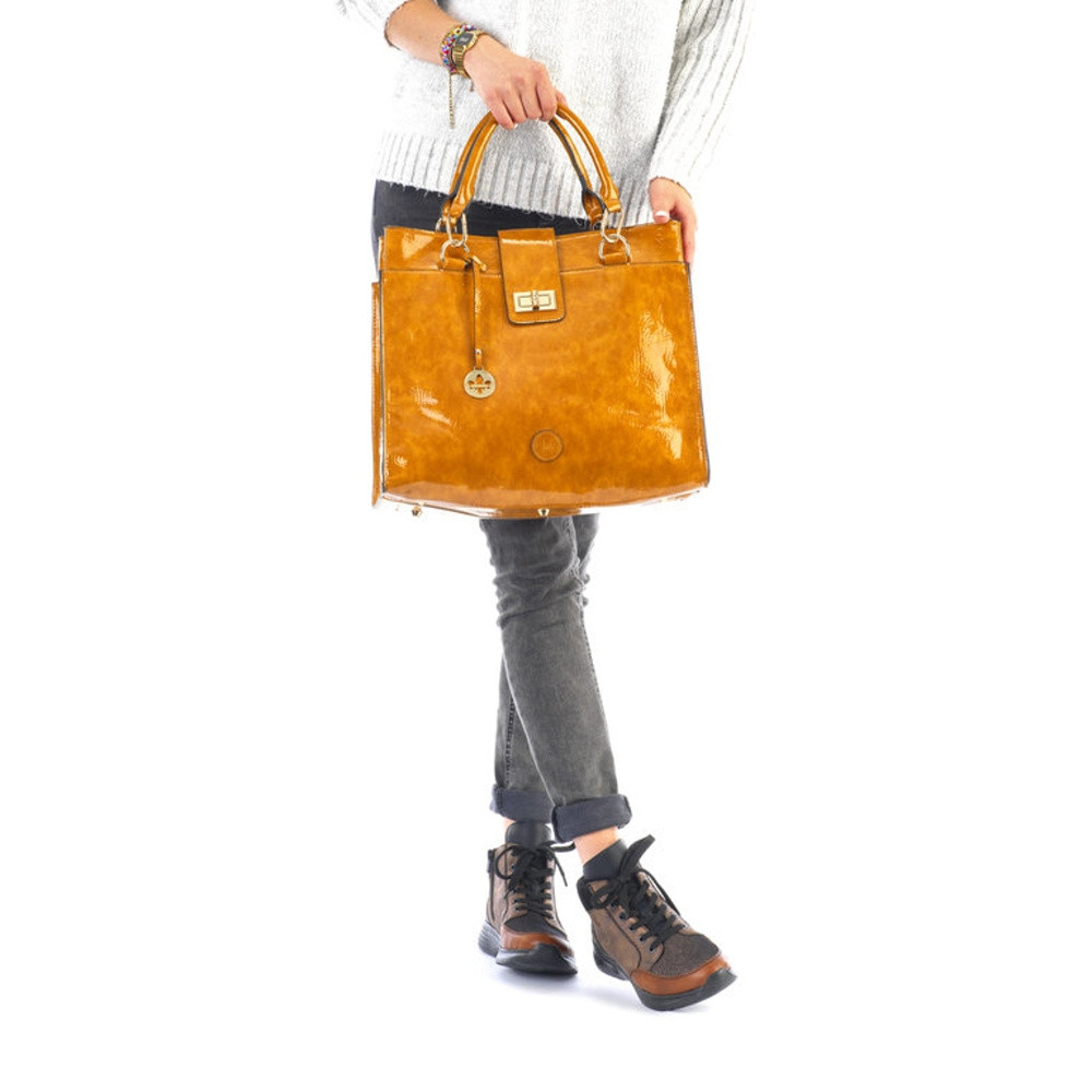 detail Dámská kabelka RIEKER RIE-20100989-W0 žlutá