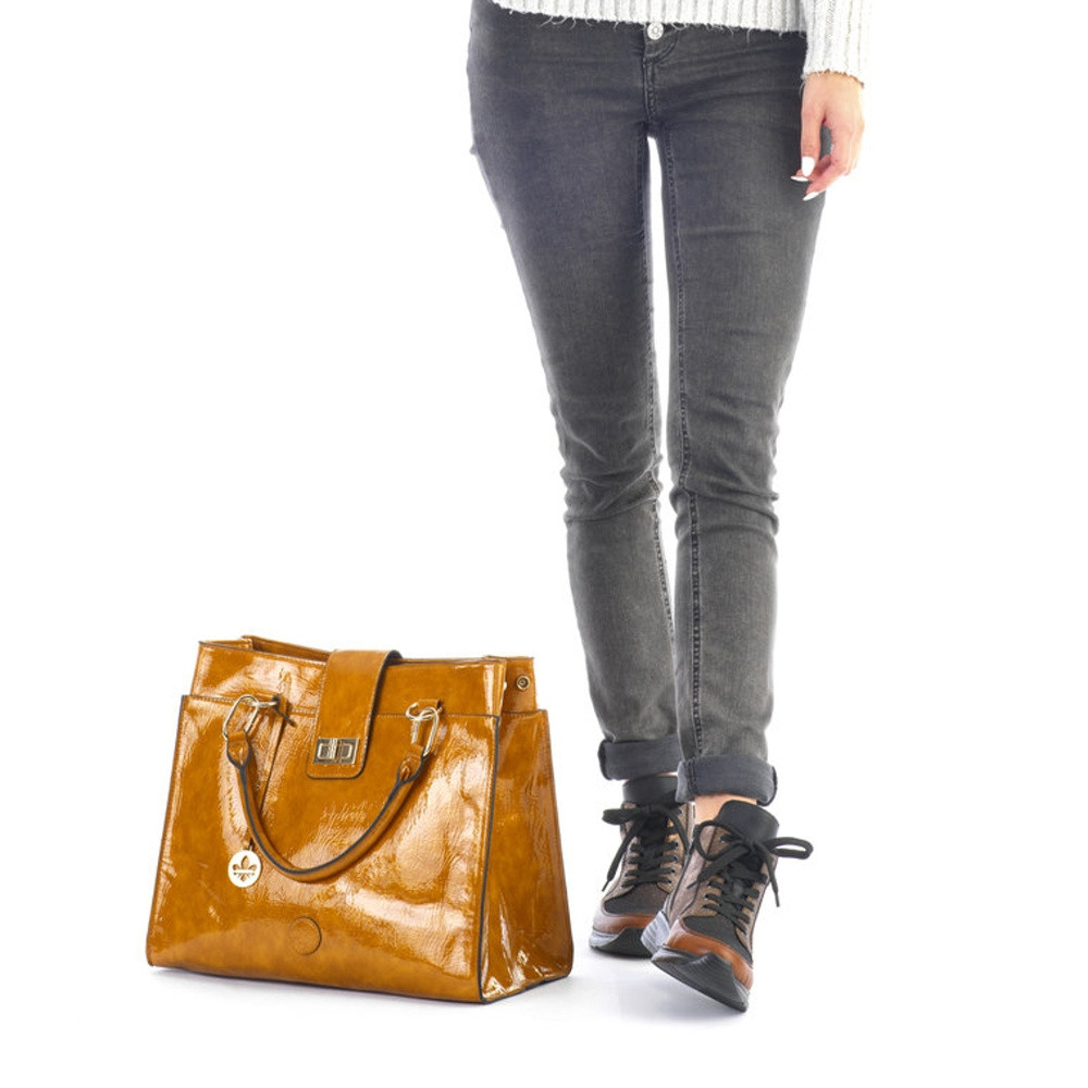 detail Dámská kabelka RIEKER RIE-20100989-W0 žlutá