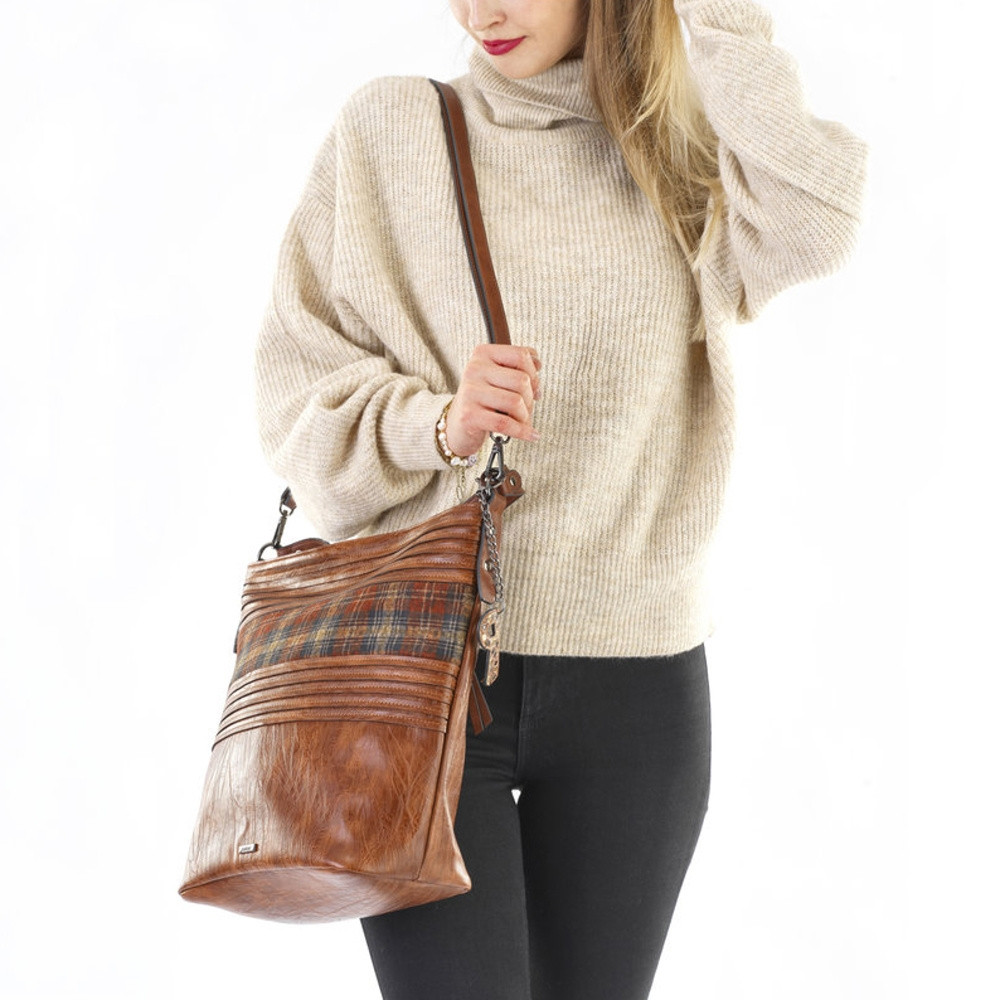 detail Dámská kabelka RIEKER RIE-20100990-W0 hnědá