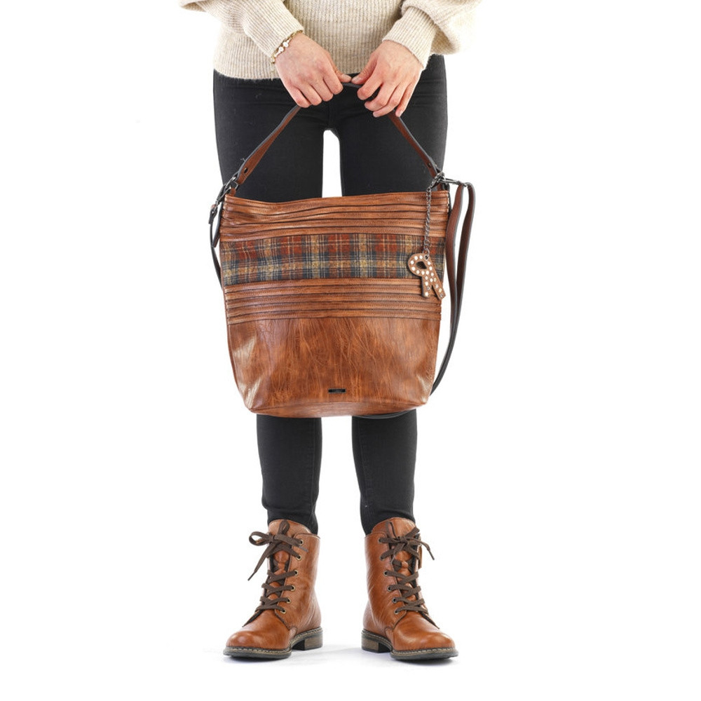 detail Dámská kabelka RIEKER RIE-20100990-W0 hnědá