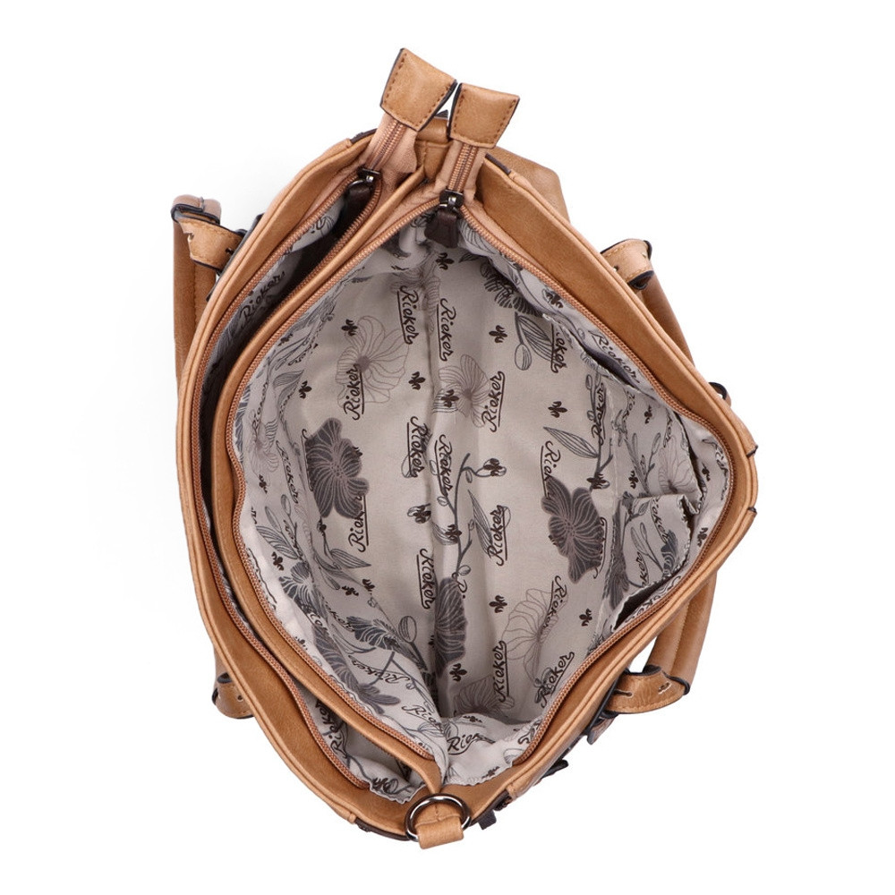 detail Dámská kabelka RIEKER RIE-20100996-W0 hnědá