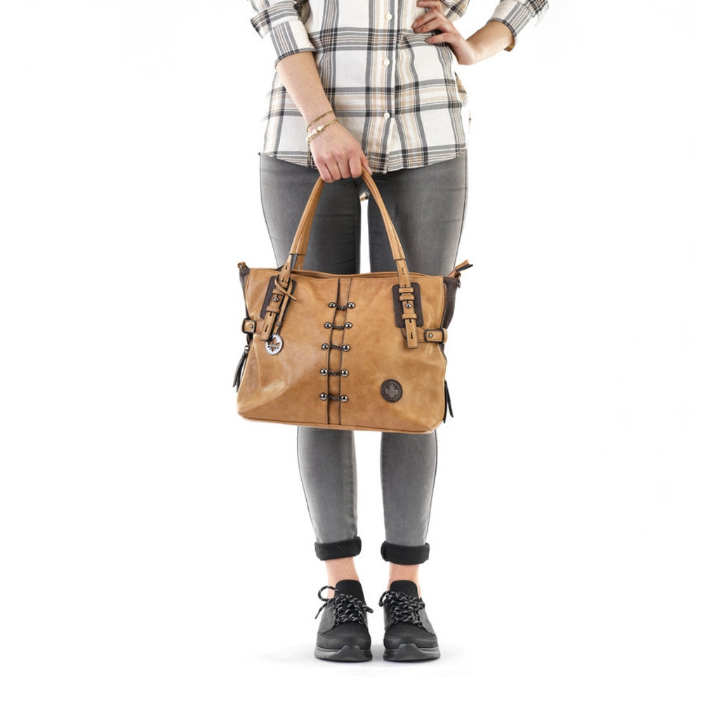 detail Dámská kabelka RIEKER RIE-20100996-W0 hnědá