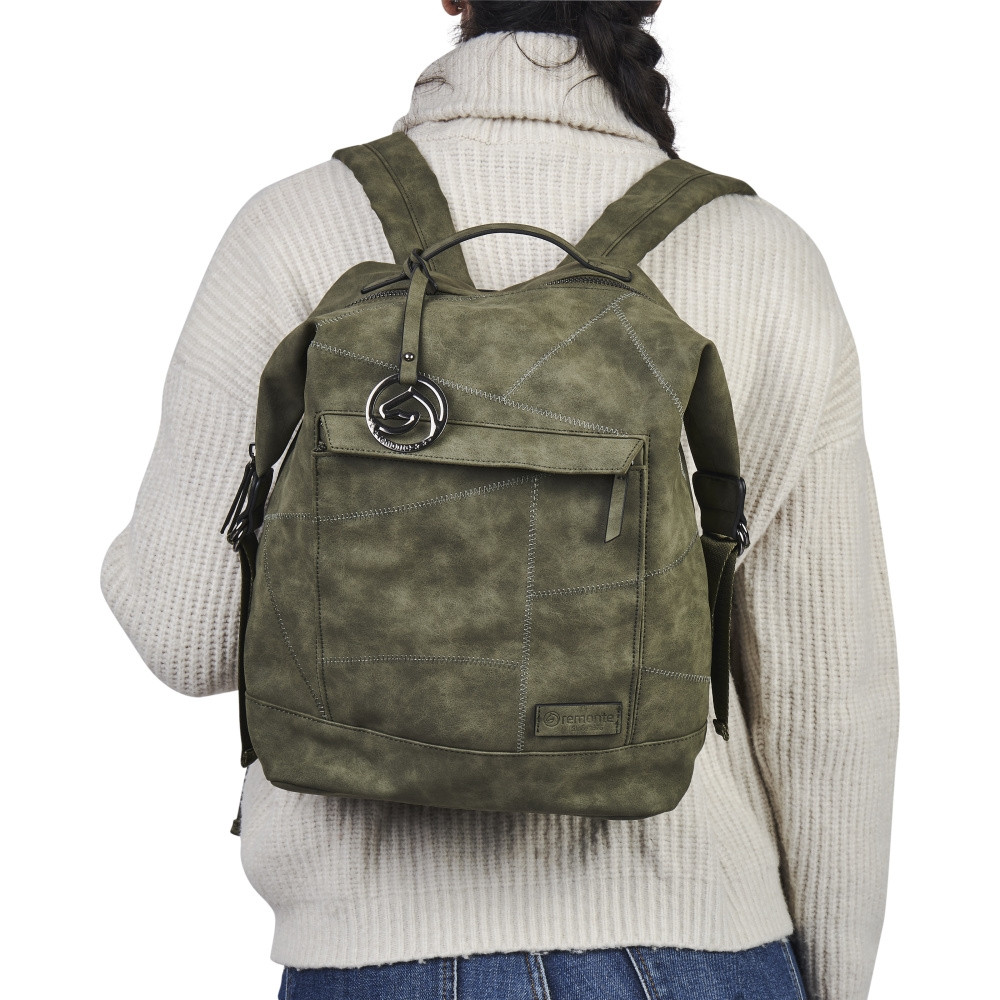 detail Dámský batoh REMONTE RIE-20101031-W0 zelená