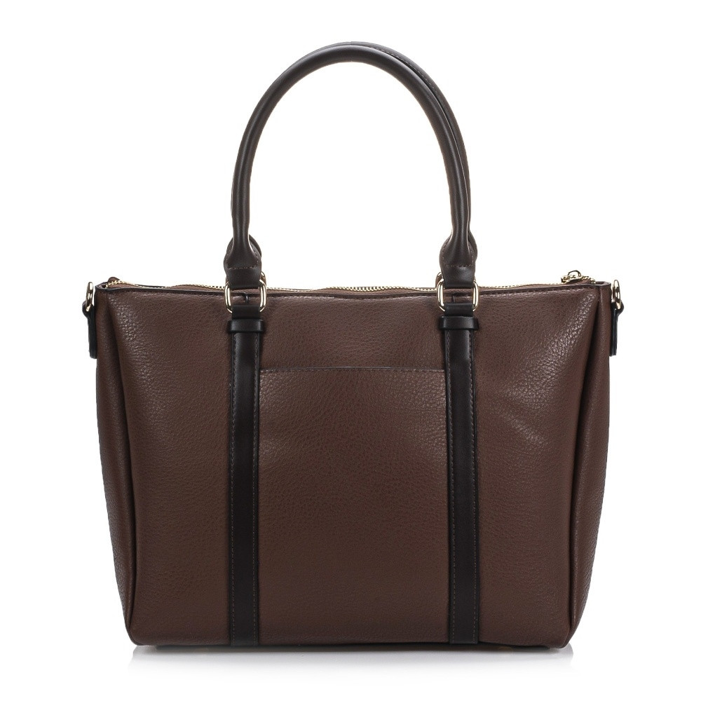 detail Dámská kabelka RIEKER H2190-CM17 hnědá W1