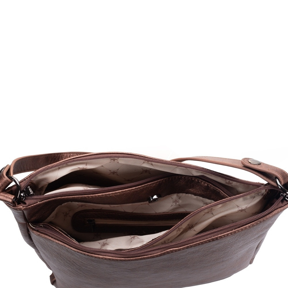 detail Dámská kabelka RIEKER RIE-20101300-S2 hnědá