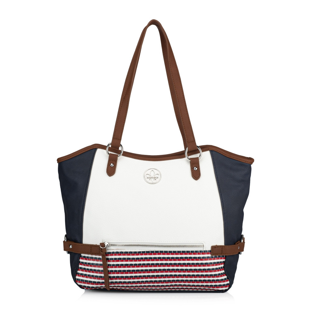 detail Dámská kabelka RIEKER RIE-20101510-S2 bílá