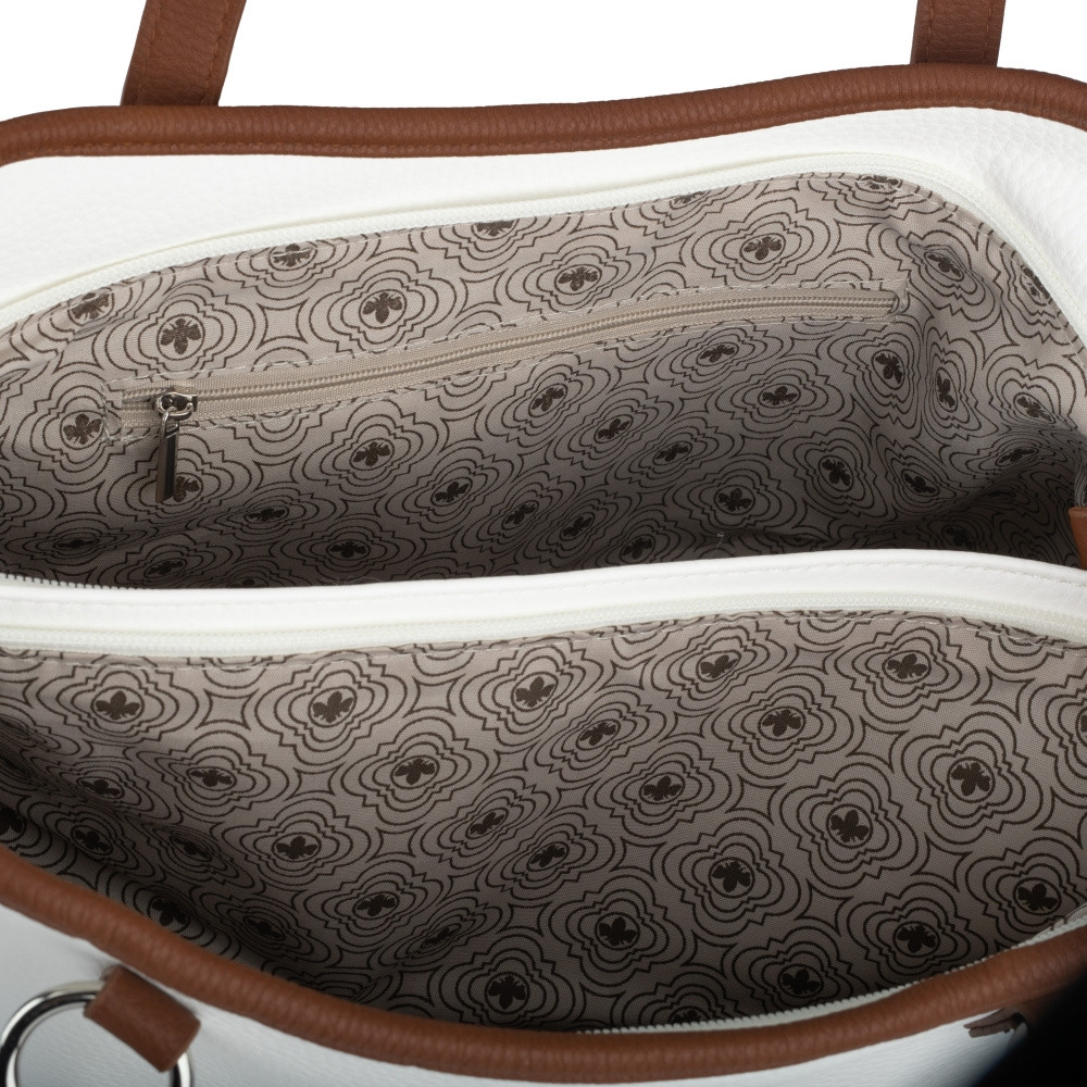 detail Dámská kabelka RIEKER RIE-20101510-S2 bílá