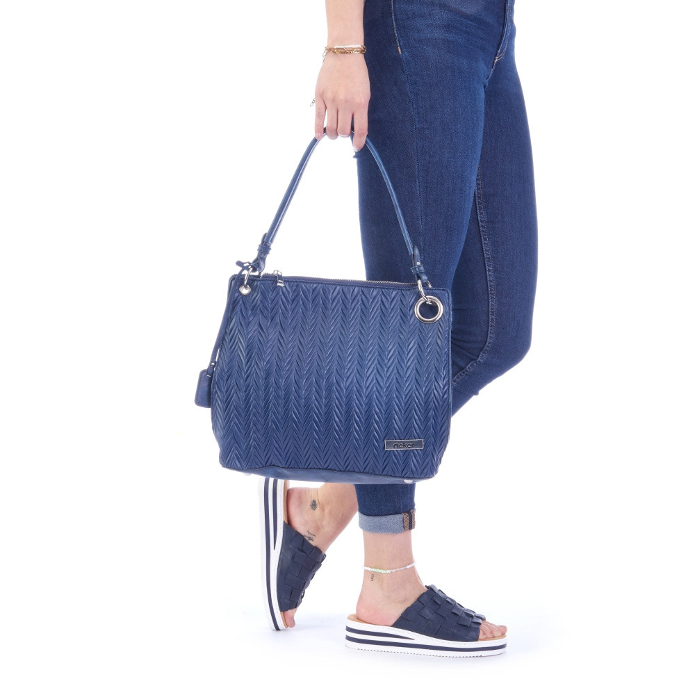 detail Dámská kabelka RIEKER RIE-20101524-S2 modrá