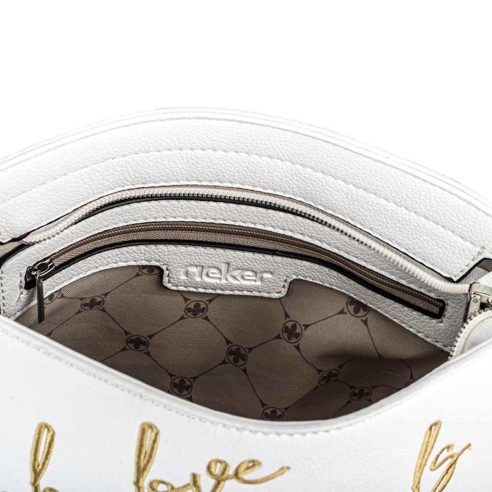 detail Dámská kabelka RIEKER M2100-CM00 bílá S2