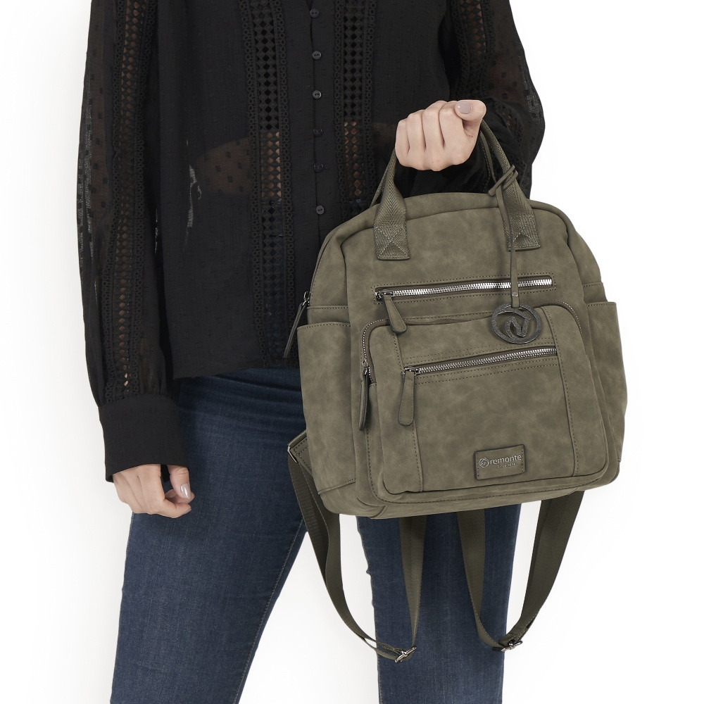 detail Dámský batoh REMONTE RIE-20101756-W2 zelená