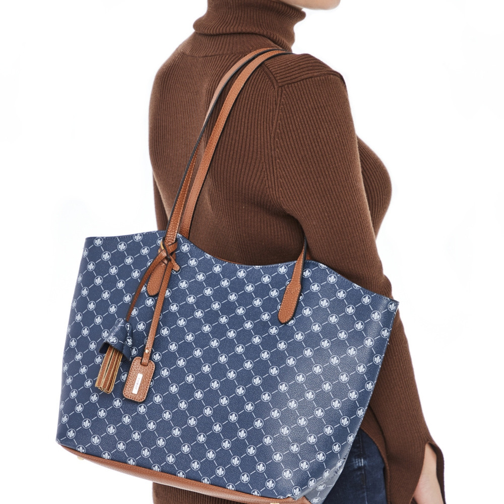 detail Dámská kabelka RIEKER RIE-20102084-W2 modrá