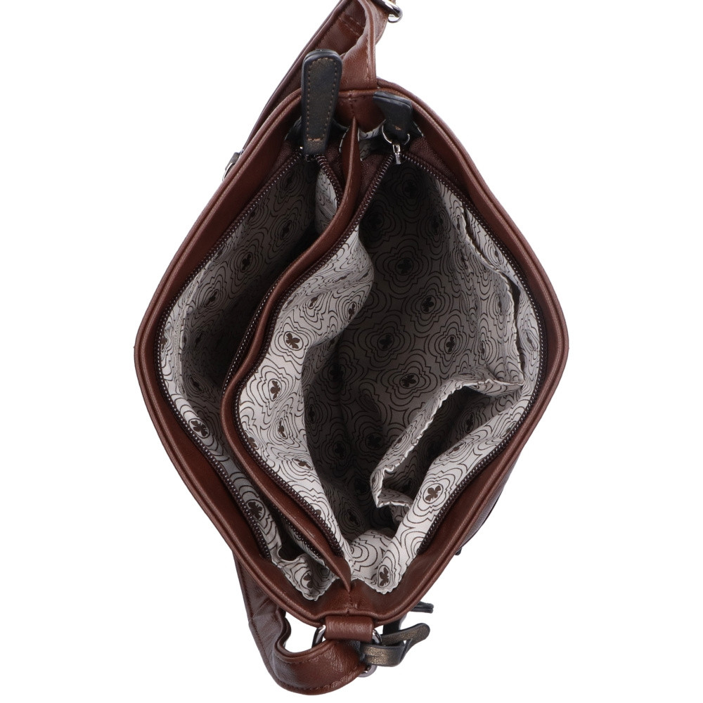 detail Dámská kabelka RIEKER RIE-20102094-W2 hnědá