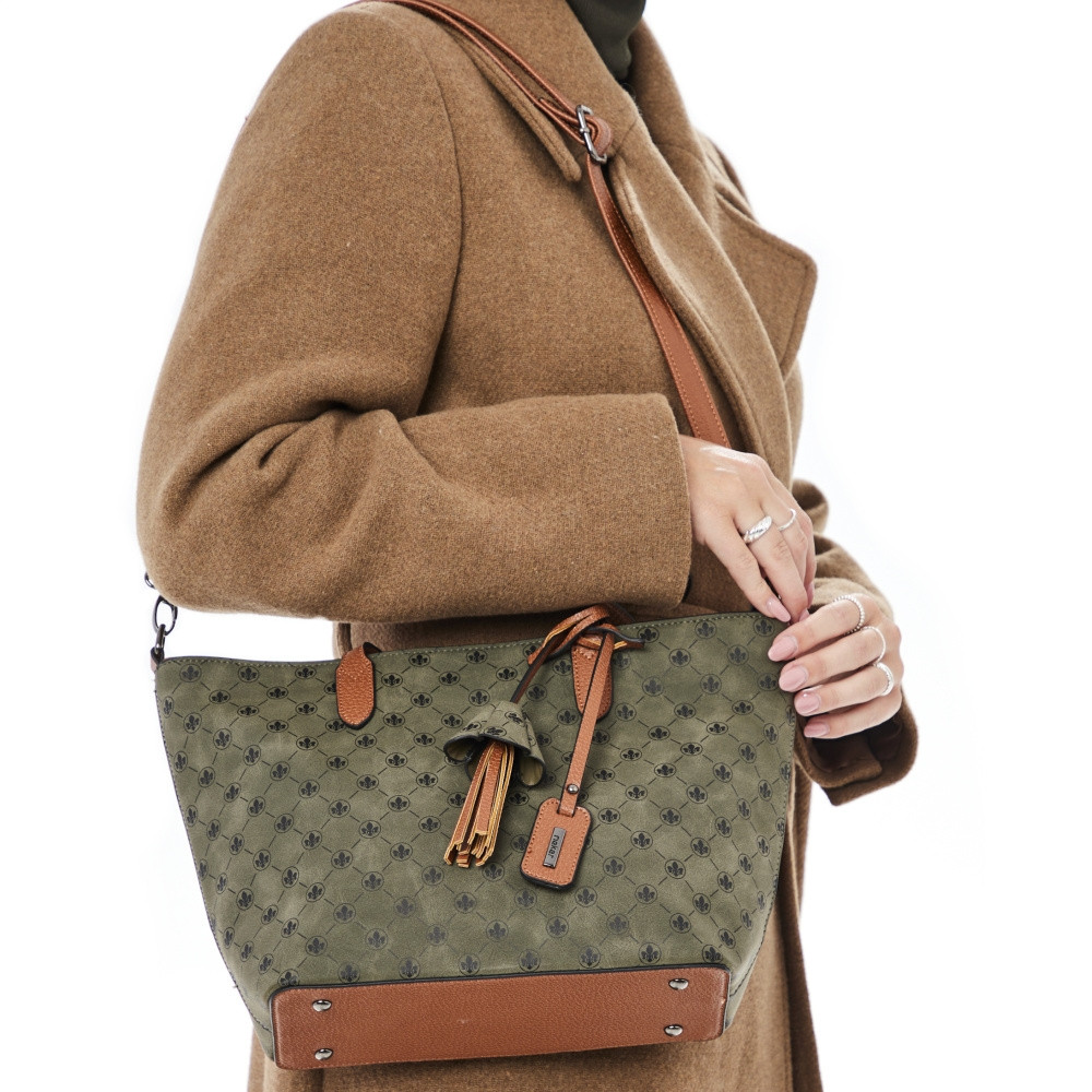 detail Dámská kabelka RIEKER RIE-20102096-W2 zelená