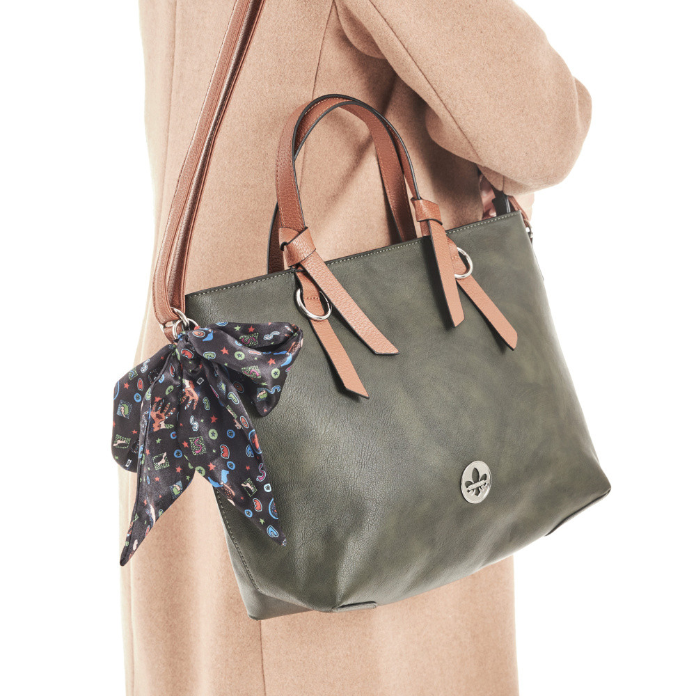 detail Dámská kabelka RIEKER H1507-54 zelená W3