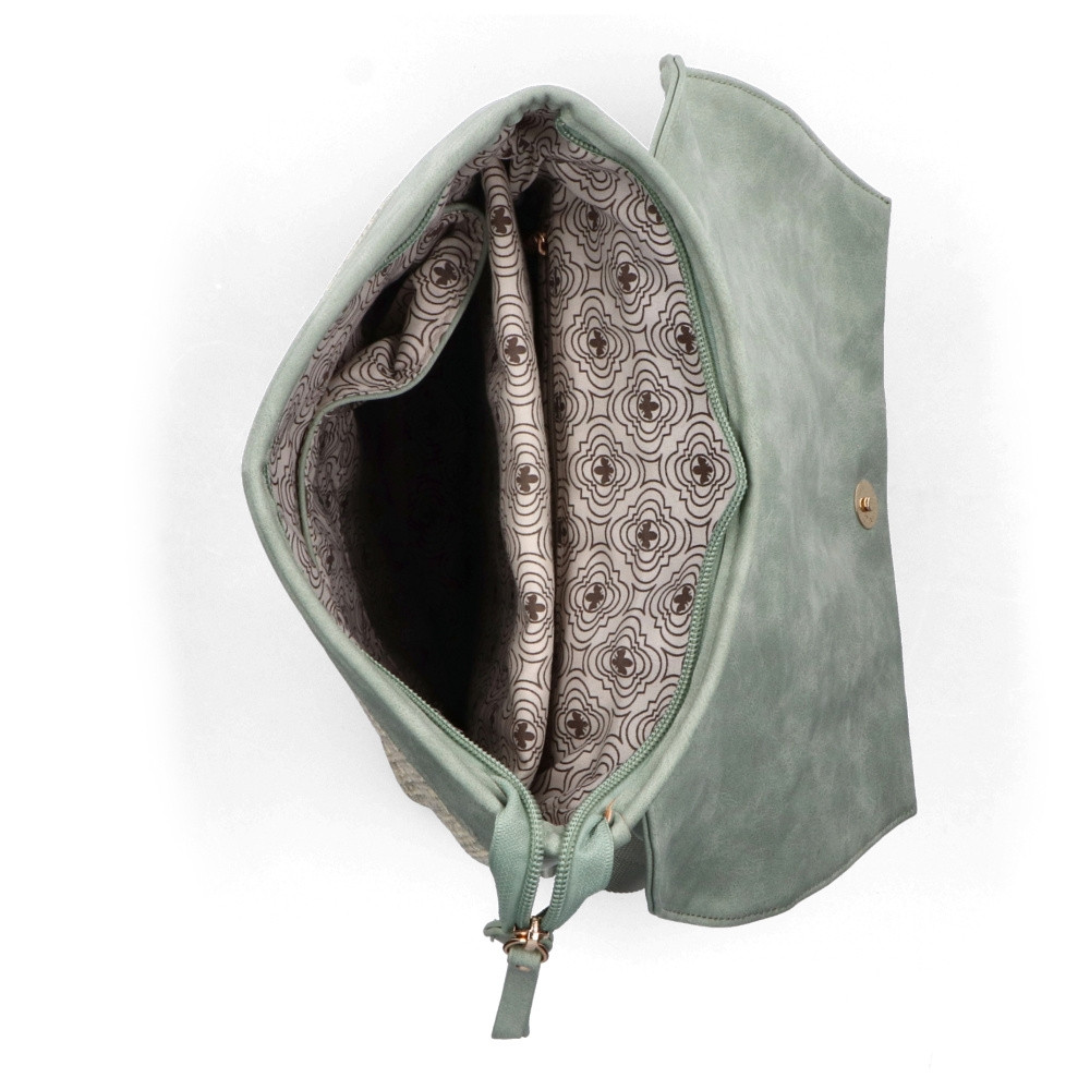 detail Dámský batoh RIEKER H1386-52 zelená S4