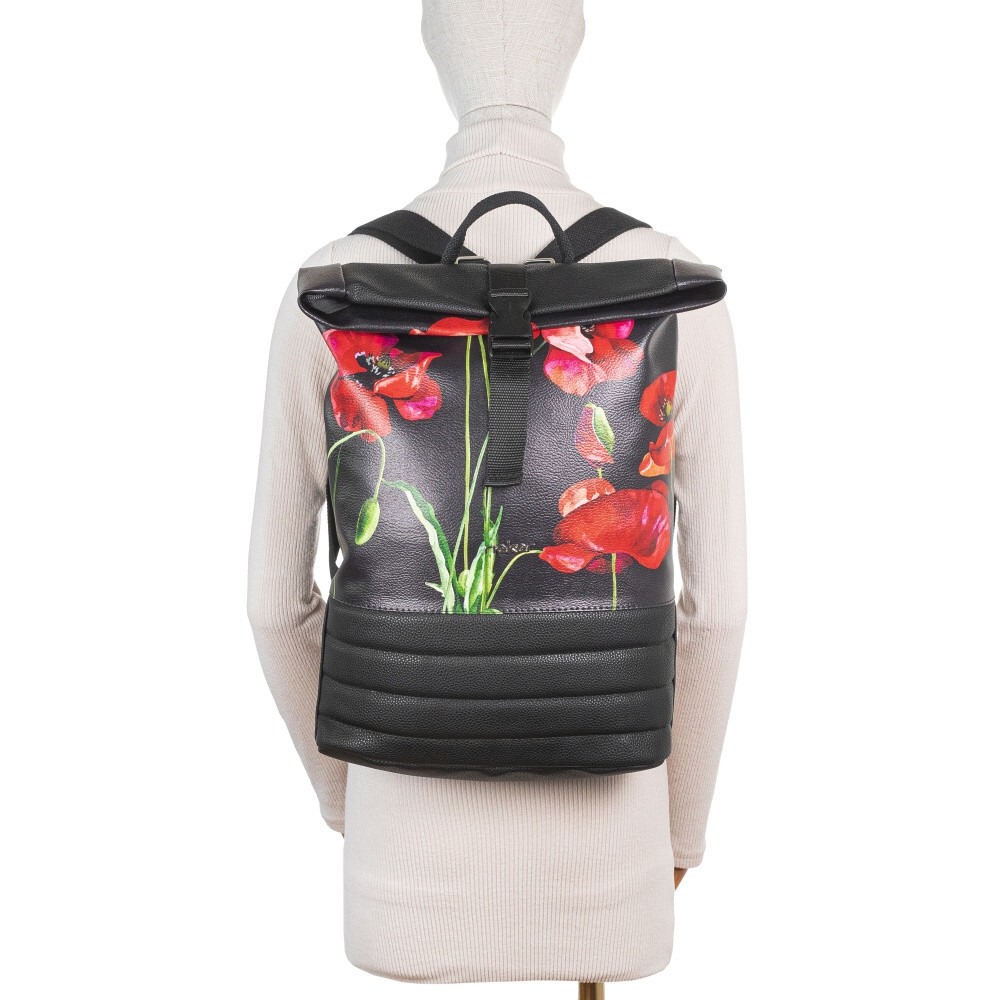 detail Dámský batoh RIEKER C2250-MAK4 černá S5