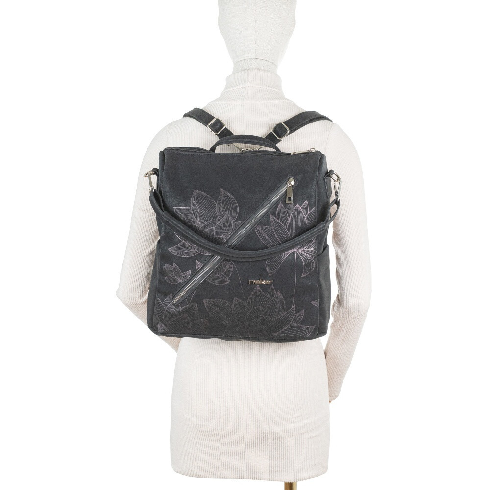 detail Dámský batoh RIEKER C2001-154-KWT černá W5