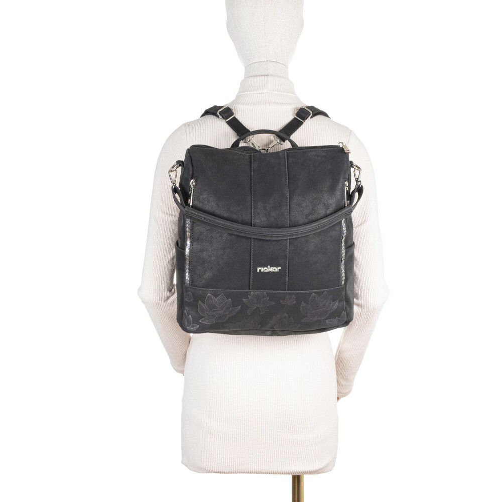 detail Dámský batoh RIEKER C2415-154-KWT černá W5