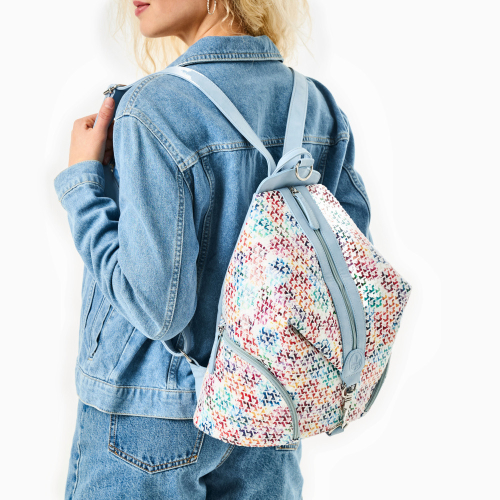 detail Dámský batoh RIEKER H1055-90 modrá S6