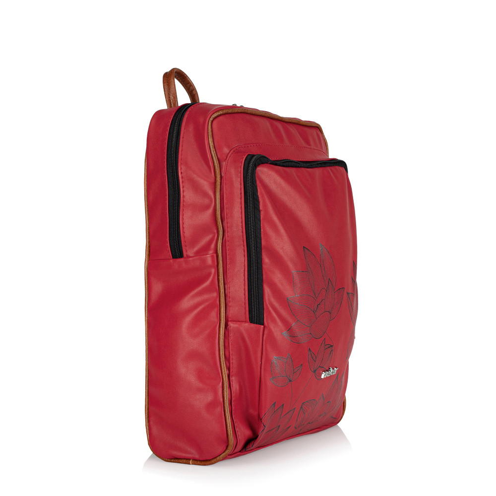 detail Dámsky batoh RIEKER C2422-114/24-152/19-KWT červená S5