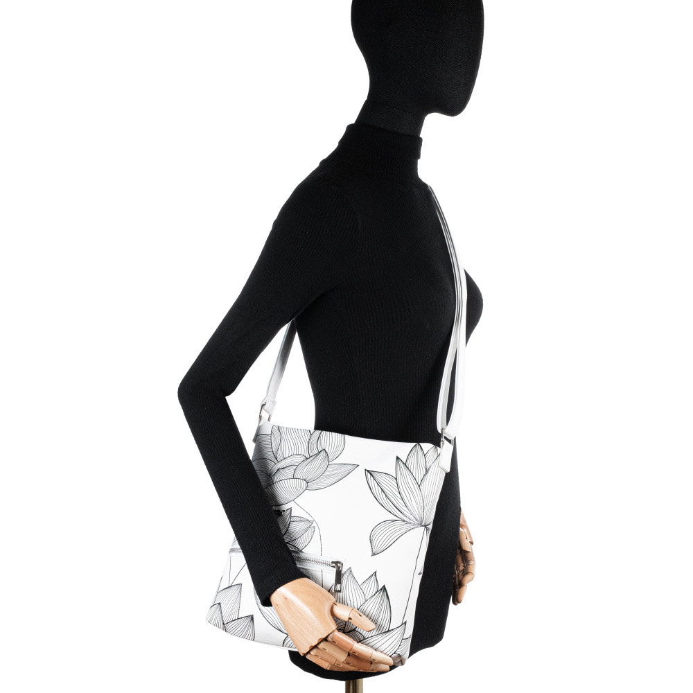 detail Dámská kabelka RIEKER C2436-110-KWT bílá S5