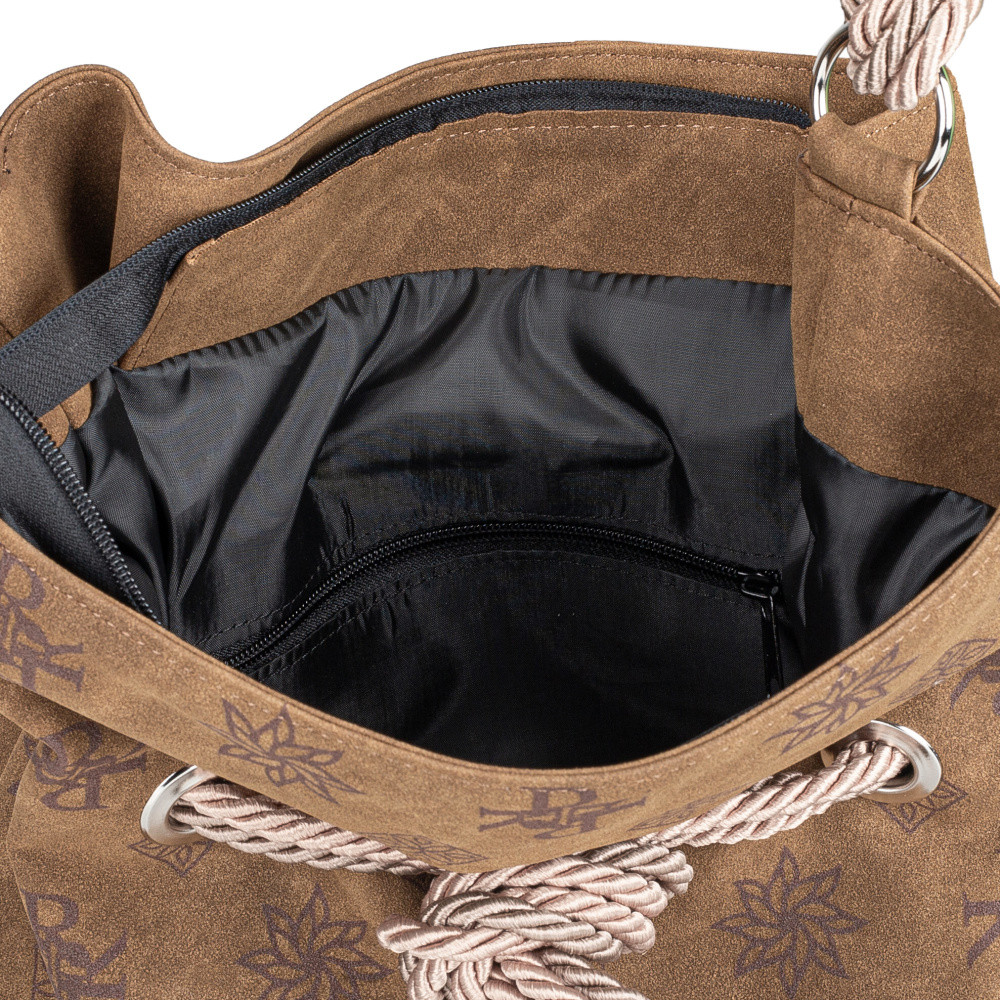 detail Dámská kabelka RIEKER C0156-200/07-4R hnědá S5