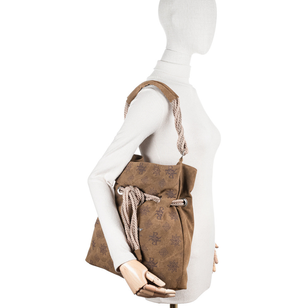 detail Dámská kabelka RIEKER C0156-200/07-4R hnědá S5