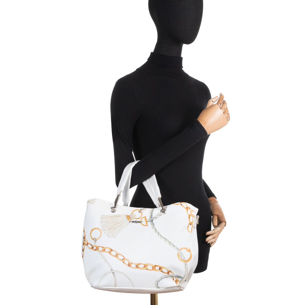 detail Dámska kabelka RIEKER C2434-PT4 biela S5