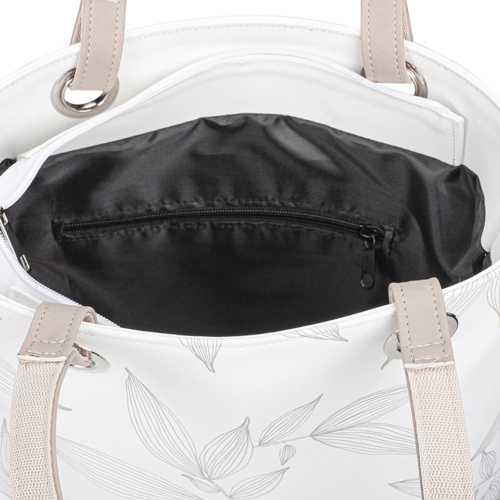 detail Dámska kabelka RIEKER C2432-203/110-203/111-AKC biela S5