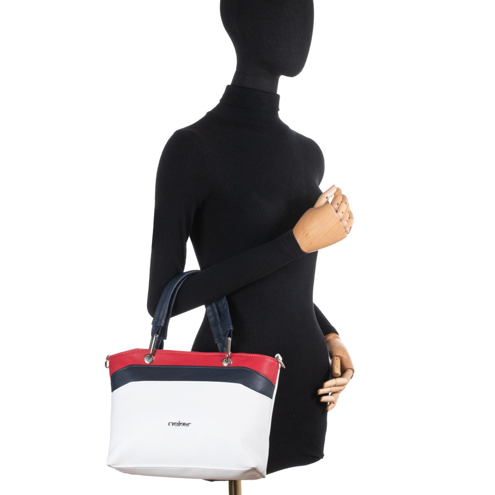 detail Dámská kabelka RIEKER C2518-206/H12-206/H4-206/H19 bílá S5