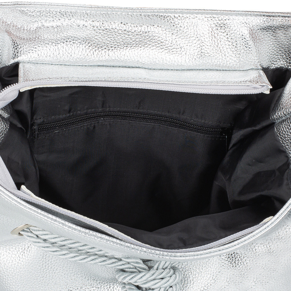 detail Dámská kabelka RIEKER C0156-206/80/1 stříbrná S5