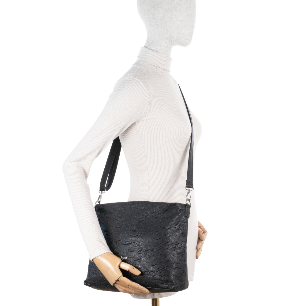 detail Dámská kabelka RIEKER C2230-021-T10 černá W5