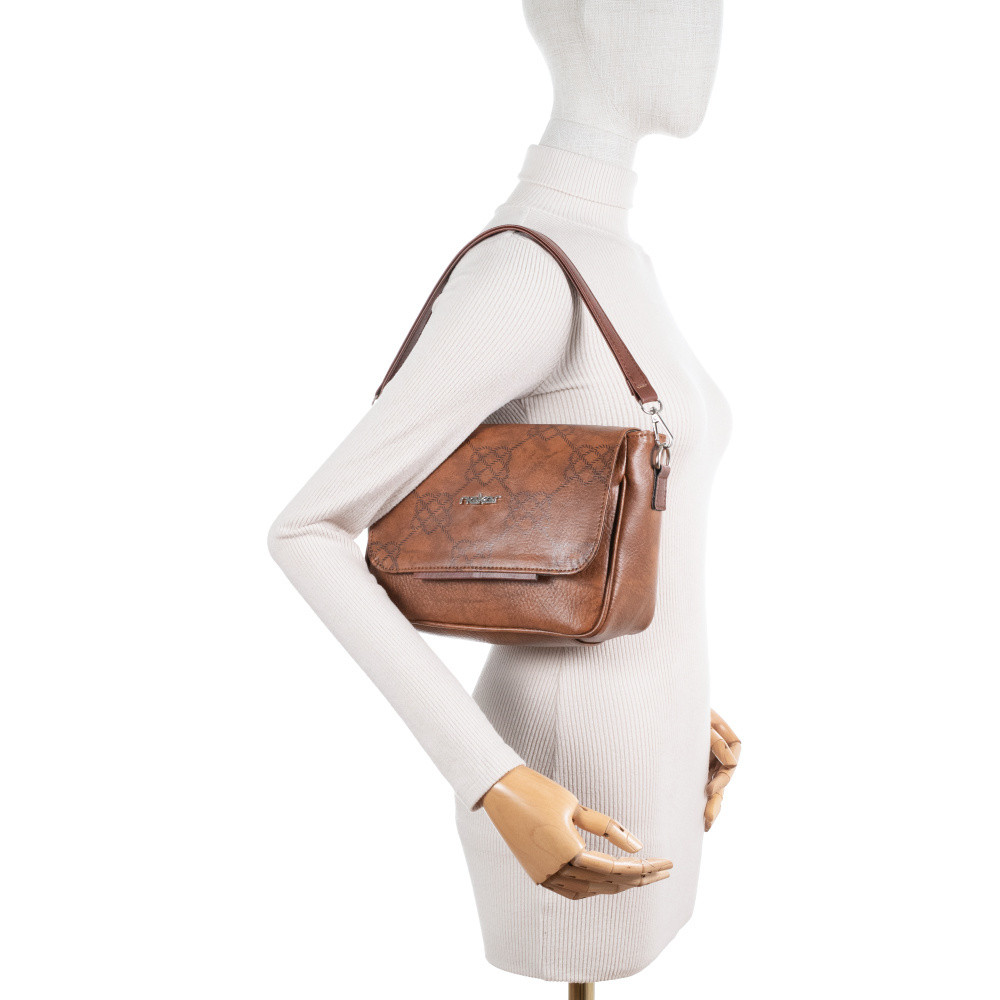 detail Dámská kabelka RIEKER C2438-199/19-199/26-SER hnědá W5