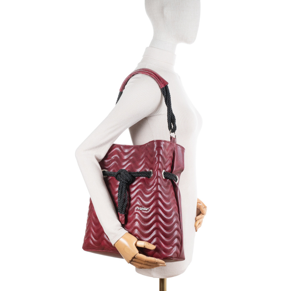 detail Dámská kabelka RIEKER C0156-199/25-HF červená W5