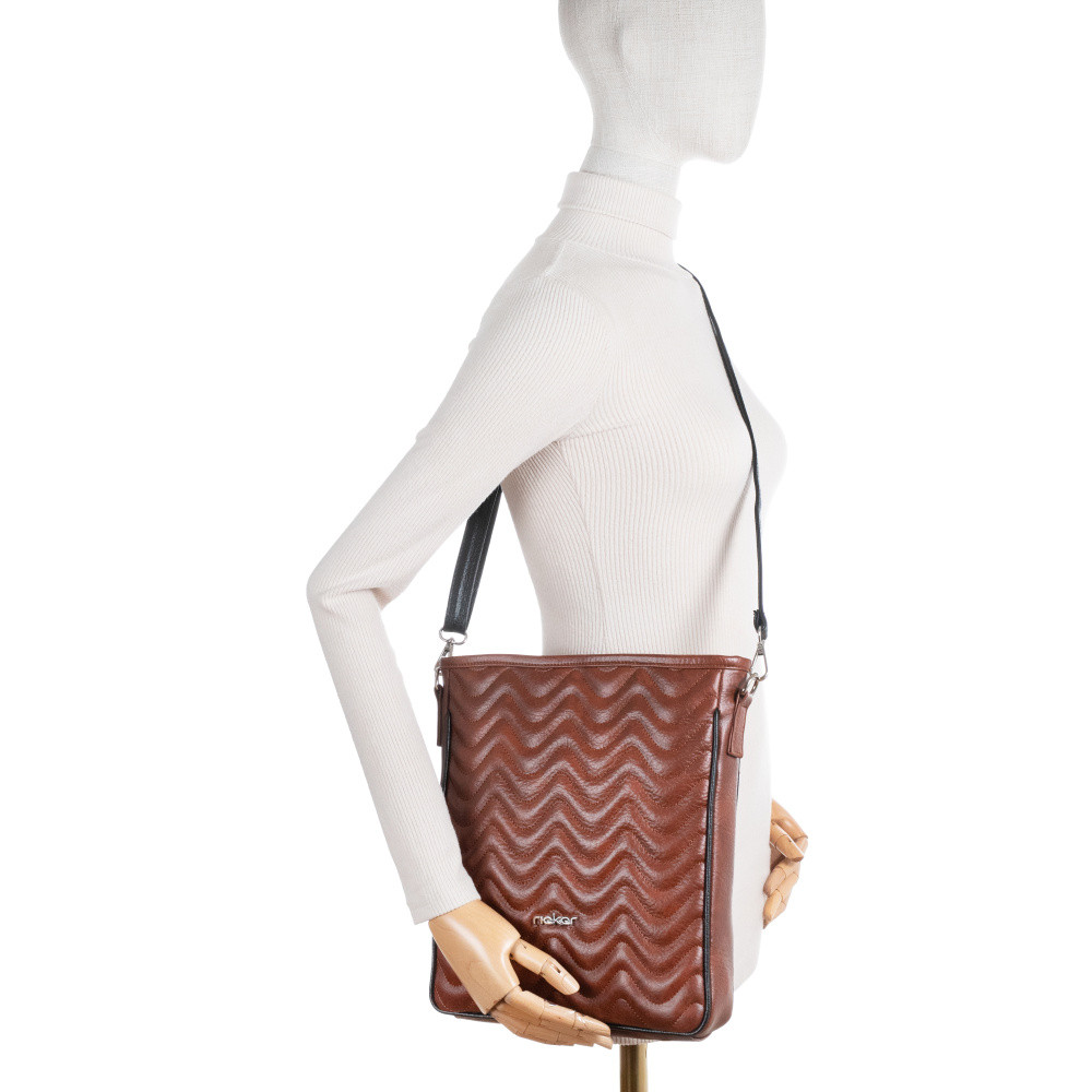 detail Dámská kabelka RIEKER C0082-199/26-192/19-HF hnědá W5