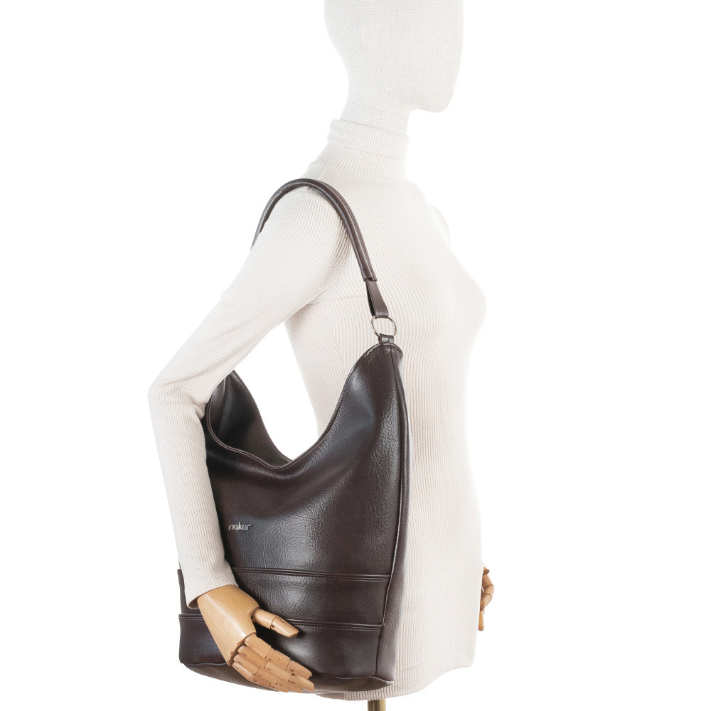 detail Dámská kabelka RIEKER C1954-199/31 hnědá W5